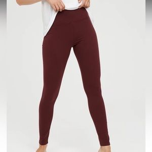 Offline by Aerie OG Leggings Hi-Rise in Royal Berry M